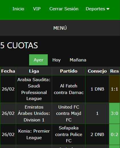 boletas de apuestas ganadoras